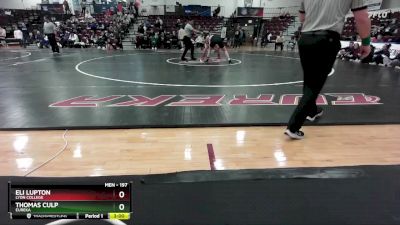 197 lbs Semifinal - Thomas Culp, Eureka vs Eli Lupton, Lyon College