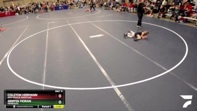 60-63 lbs Cons. Round 2 - Colston Hermann, New Prague Wrestling vs Griffin Moran, Minnesota