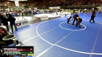 190 lbs Champ. Round 2 - Akhilleus Ornelas, Bullard High School Wrestling vs Ivan Barragan, Mesa Verde High School Wrestling