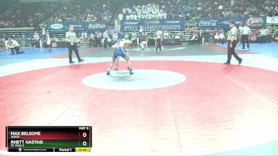 D 1 113 lbs Cons. Semi - Max Belsome, Jesuit vs Rhett Nastasi, St. Paul`s