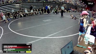 70 lbs Round 1 (6 Team) - Josh Musselman, Indiana Blue vs Kade Barnash, Kansas Mamba