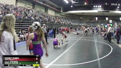 101 lbs Round 1 (6 Team) - Sydney Huber, North Dakota 1 vs Lilly Stevens, Minnesota Storm Red