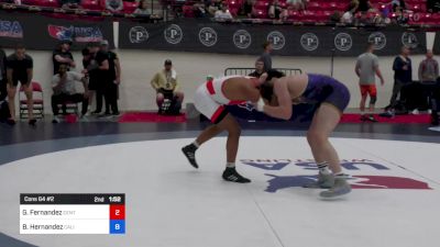 70 kg Cons 64 #2 - Gavin Fernandez, Central Coast Regional Training Center vs Benjamin Hernandez, California