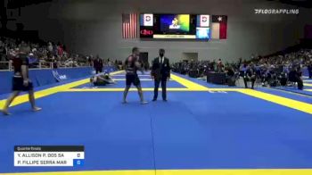 YURI ALLISON P. DOS SANTOS vs PEDRO FILLIPE SERRA MARINHO 2021 World IBJJF Jiu-Jitsu No-Gi Championship