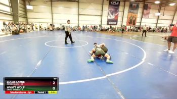 80 lbs Rd# 1 9:00am Friday - Lucas Layne, Minion Black vs Wyatt Wolf, Crass Trained