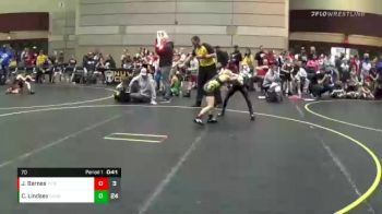 70 lbs Round 2 (4 Team) - Carter Lindsey, Team Good. Real Good. vs Jace Barnes, MI Pitbulls