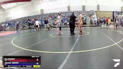 165 lbs Quarterfinal - Eli Knight, WV vs Drake Gibson, MI