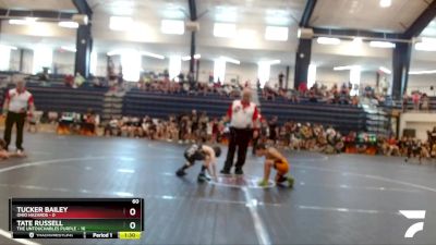 60 lbs Finals (8 Team) - Tucker Bailey, Ohio Hazards vs Tate Russell, The Untouchables Purple