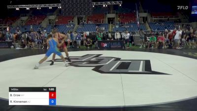 145 lbs Rnd Of 64 - Braxten Crow, Wyoming vs Ryder Kinneman, Arizona