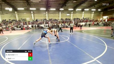 156 lbs Quarterfinal - Gabriel Banister, Wyoming Unattached vs Jake Belt, Durango WC