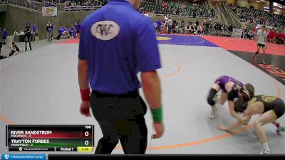 108 lbs Round 1 (4 Team) - River Sandstrom, Philomath vs Trayton Forbes, Marshfield