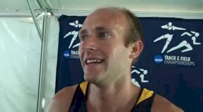 Mark Matusak after making the 1500 FInal 2010 NCAA Outdoor Champs