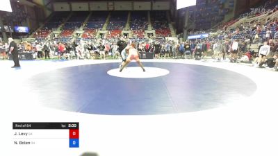 285 lbs Rnd Of 64 - Jacob Levy, Georgia vs Noah Bolen, Ohio