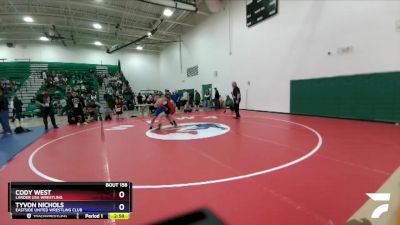 157 lbs Cons. Round 3 - Cody West, Lander USA Wrestling vs Tyvon Nichols, Eastside United Wrestling Club