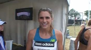 Sarah Bowman after 800 2010 adidas Grand Prix