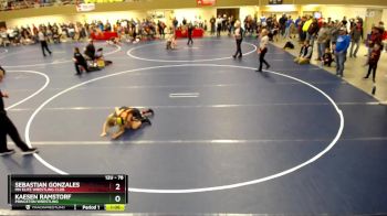 78 lbs 5th Place Match - Kaesen Ramstorf, Princeton Wrestling vs Sebastian Gonzales, MN Elite Wrestling Club