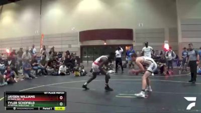 167 lbs Finals (8 Team) - Tyler Schofield, Attrition Wrestling vs Jayden Williams, Mi Mafia Red