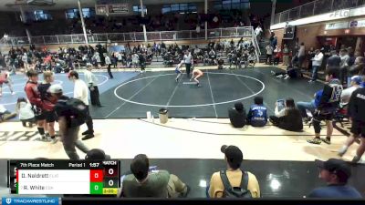 98 lbs 7th Place Match - Rocco White, Coeur D`Alene High School vs Dayton Naldrett, Flathead