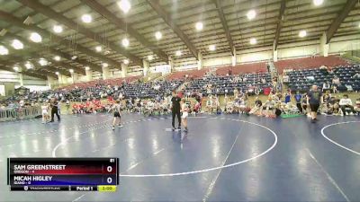 81 lbs Round 1 (6 Team) - Sam Greenstreet, Oregon vs Micah Higley, Idaho