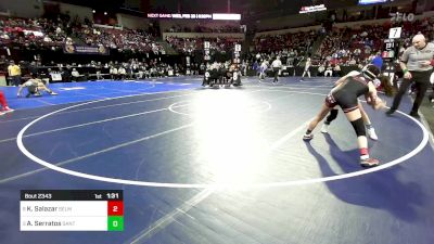 105 lbs Quarterfinal - Kailey Salazar, Selma vs Alicia Serratos, Santa Ana