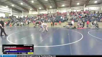 100 lbs Quarterfinal - Camden Kuntz, ID vs Jaden Armenta, CO