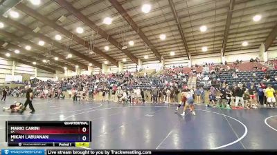 138 lbs Quarterfinal - Mario Carini, CA vs Mikah Labuanan, HI