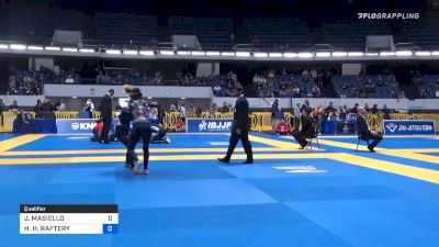 JOSEPHINE MASIELLO vs HEATHER H. RAFTERY 2019 World IBJJF Jiu-Jitsu No-Gi Championship