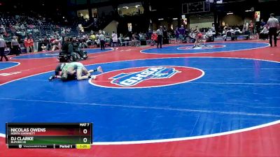 7A-106 lbs Semifinal - Nicolas Owens, North Gwinnett vs DJ Clarke, Buford HS