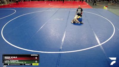 80 lbs Semis & 1st Wrestleback (8 Team) - Luca Mariotti, STMA (St. Michael/Albertville) vs Reese Schild, Chatfield