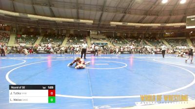 84 lbs Round Of 32 - Jon Tutku, VHW vs Landry Weiss, Dakota Boyz Wrestling Club