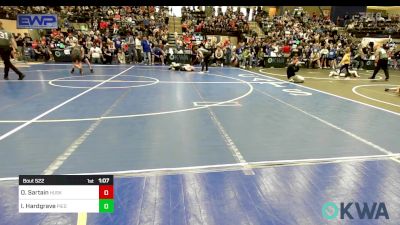 85 lbs Round Of 16 - Owen Sartain, Husky Wrestling Club vs Isaac Hardgrave, Piedmont