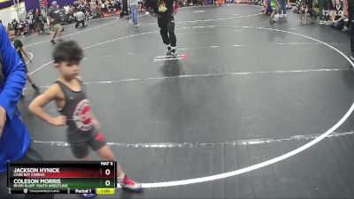 67 lbs Cons. Round 2 - Jackson Hynick, Cane Bay Cobras vs Coleson Morris, River Bluff Youth Wrestling