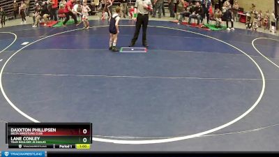 58 lbs Semifinal - Daxxton Phillipsen, Delta Wrestling Club vs Lane Conley, Team Boulder Jr Eagles