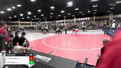 109 lbs Round Of 32 - Katherine Hernandez, Pounders WC vs Alicia Serratos, Wolfpack WC