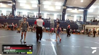 80 lbs Round 4 - Mason Brown, Darkhorse Wrestling vs Jaz Ard, Unattached