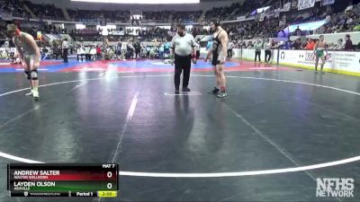 1A-4A 220 Semifinal - Layden Olson, Ashville vs Andrew Salter, Walter Wellborn