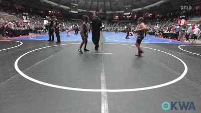 110 lbs Quarterfinal - Ethan Steinheil, Wagoner Takedown Club vs JaMarcus Siemens, Team Tulsa Wrestling Club