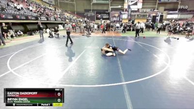 88-94 lbs Round 1 - Easton Dadiomoff, Mayhem WC vs Brynn Engel, B.A.M. Training Center