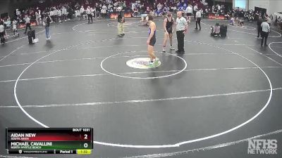 4A 150 lbs Quarterfinal - Aidan New, South Aiken vs Michael Cavallini, North Myrtle Beach