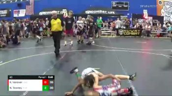 40 lbs Round 4 (6 Team) - Najm Toomey, Steel Valley vs Kaden Vanover, Combative Sports Athletic Center