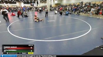 86 lbs Cons. Round 3 - Parker Ingram, OK vs Seth Ramsdell, MN