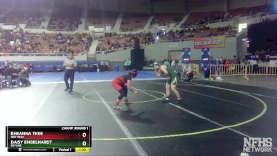 126 lbs Champ. Round 1 - Daisy Engelhardt, Skyline vs Rheanna Tree, Red Mesa