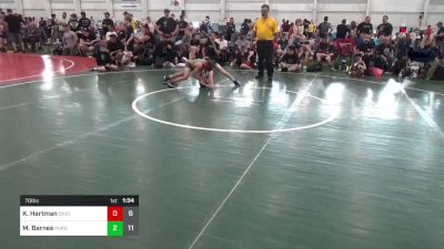 70 lbs Pools - Kenny Hartman, Ohio Gold 14K vs Mason Barnes, Pursuit