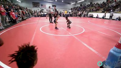 40 lbs Consi Of 4 - Maddox Reed, Pin-King All Stars vs Ava Adams, Springdale Youth Wrestling Club