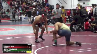 220 lbs Semifinal - Charles King, Oak Hills vs Kevin Velazquez, Vista Murrieta