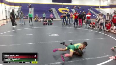 50 lbs Round 5 (6 Team) - Prince Collins, West Wateree vs Landry Gaddist, Summerville