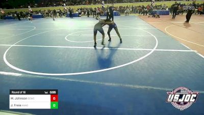 90 lbs Round Of 16 - MaKyra Johnson, Deer Creek Wrestling Club vs Jeremiah Freie, ANADARKO