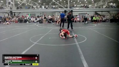 52 lbs Round 1 (4 Team) - Hunter Mattison, Buffalo Valley WC vs Tommy Mignogno, Revival