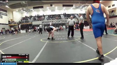 220 lbs Champ. Round 2 - Yahir Reyes, Indiana vs Jayden Bartoszek, Rick Larsen Wrestling Club