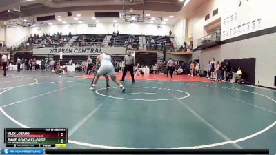 285 lbs Champ. Round 1 - Alex Lozano, Columbus North Wrestling Club vs David Gonzalez-Ortiz, Valparaiso Wrestling Club